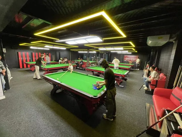 The main floor at Yao 8 Pool Club on a busy night